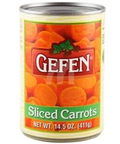 Gefen Carrots Slice 411g (14.5oz) (KLP)