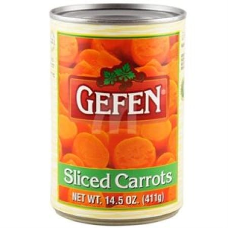 Gefen Carrots Slice 411g (14.5oz) (KLP)