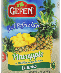 Gefen Pineapple Chunks in 100% Pineapple Juice 565g (20oz) (Parve) (KLP)
