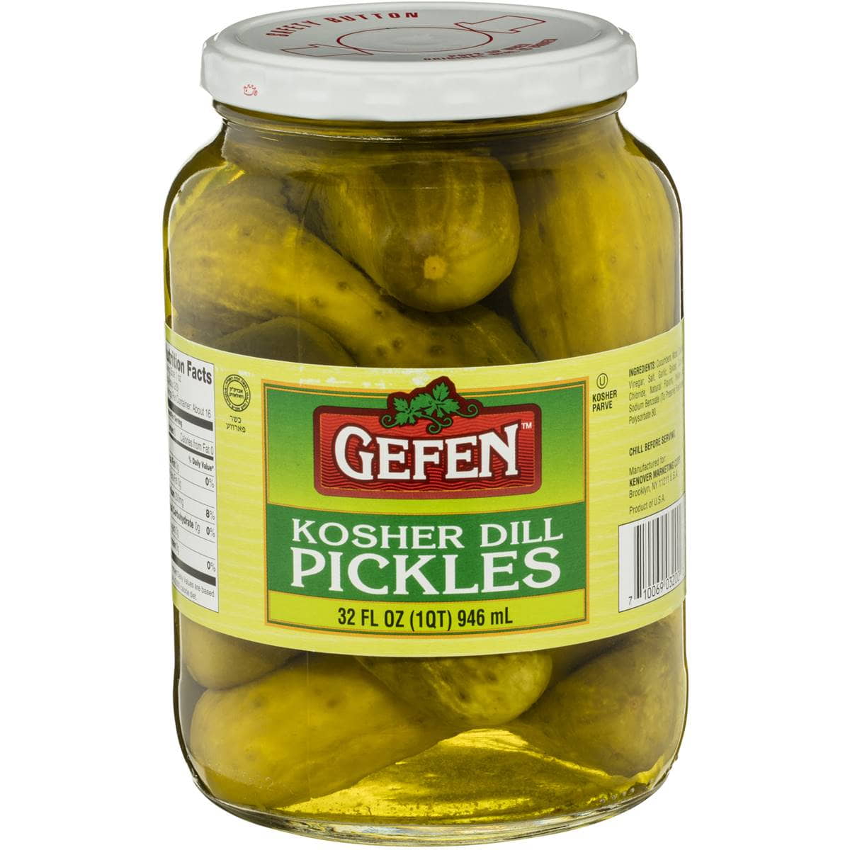 Gefen Dill Gherkins 908g (32oz)