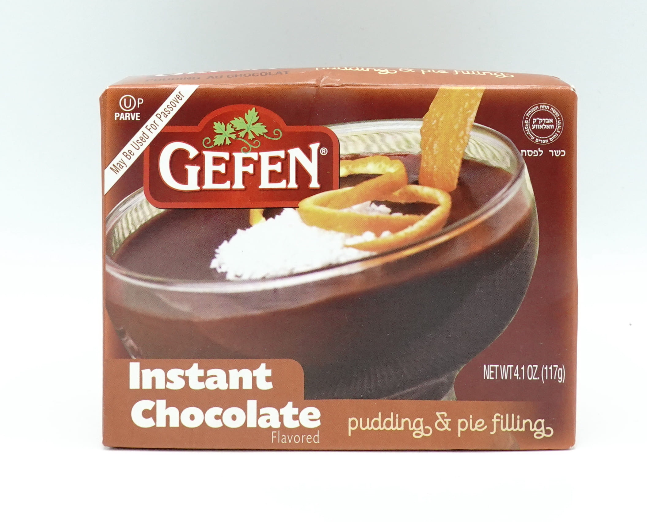 Gefen Instant Pudding Mix, Chocolate 117g (4.1oz) (Parve) (KLP)