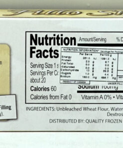 Alternative view of Ungers Fillo Pastry 453g