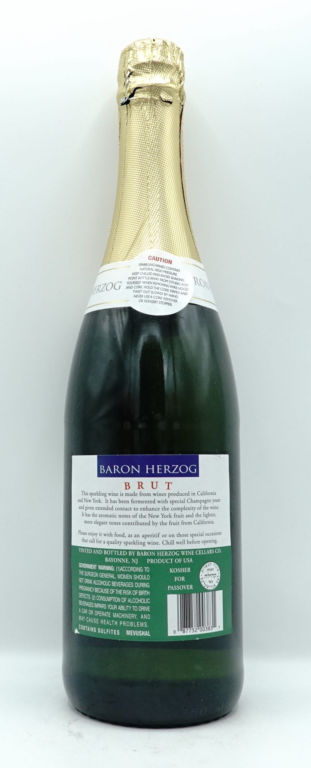 Baron Herzog Champagne 750ml - Image 2