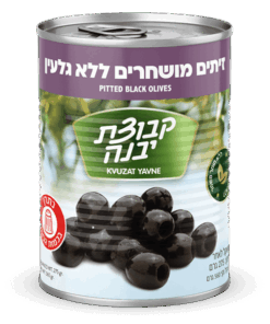 Kvuzat Yavne Pitted Black  Olives 540g