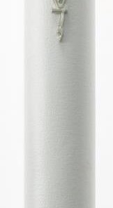 Art Judaica Clear Plastic Mezuzah With  Rubber Cork 12 Cm - Ornaments