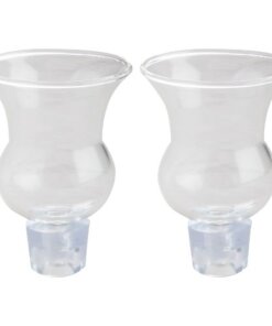 Art Judaica Pair Of Oil Cups