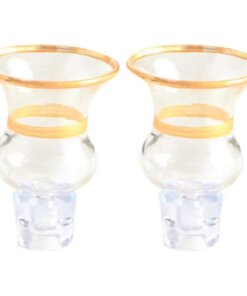 Art Judaica A Pair Of Oil Cups.