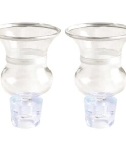 Art Judaica A Pair Of Oil Cups.