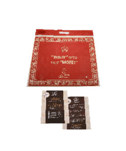 Alternative view of Art Judaica C Acrylic Talit Size 60- 140X185cm White & Silver