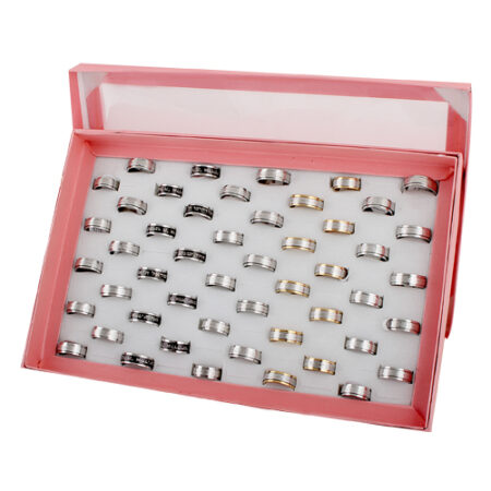 Art Judaica Stainless Steel Rings, Assorted Sizes