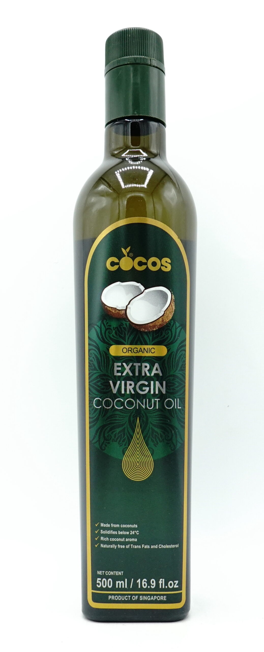 Cocos Organic Coconut Oil, Extra Virgin 500ml - Image 2