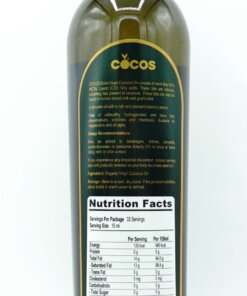 Cocos Organic Coconut Oil, Extra Virgin 500ml - Image 3