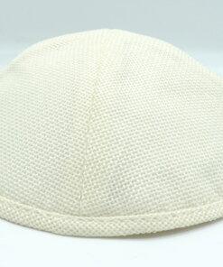 Alternative view of Art Judaica Mixed Colors Linen Kippah 19 Cm (24)