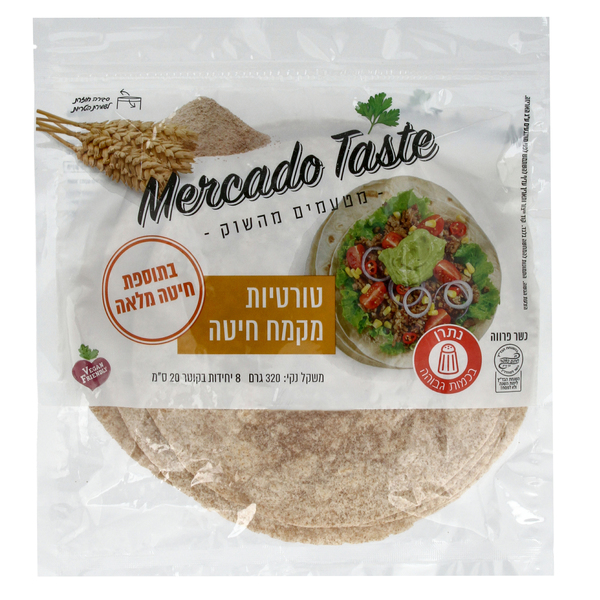 Mercado Tortillas, Wholewheat 320g