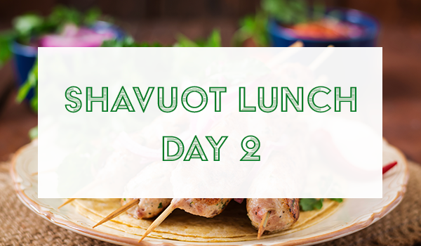 Shavuot Lunch - Day 2 (22 May 2026) (Dine-in)