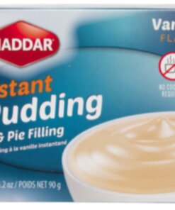Haddar Instant Pudding Mix, Vanilla 90g (3.2oz)
