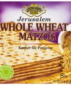 Jerusalem Passover Matzos, Whole Wheat 300g