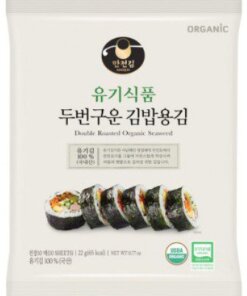 Roasted organic seaweed (nori) 23g