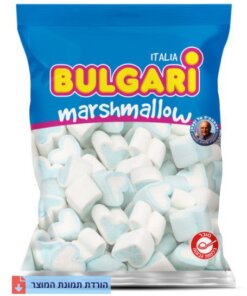 Blue White Heart Marshmallows 400g