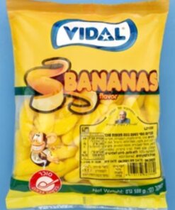 Banana flavored Gummies Coated in Sugar 500g