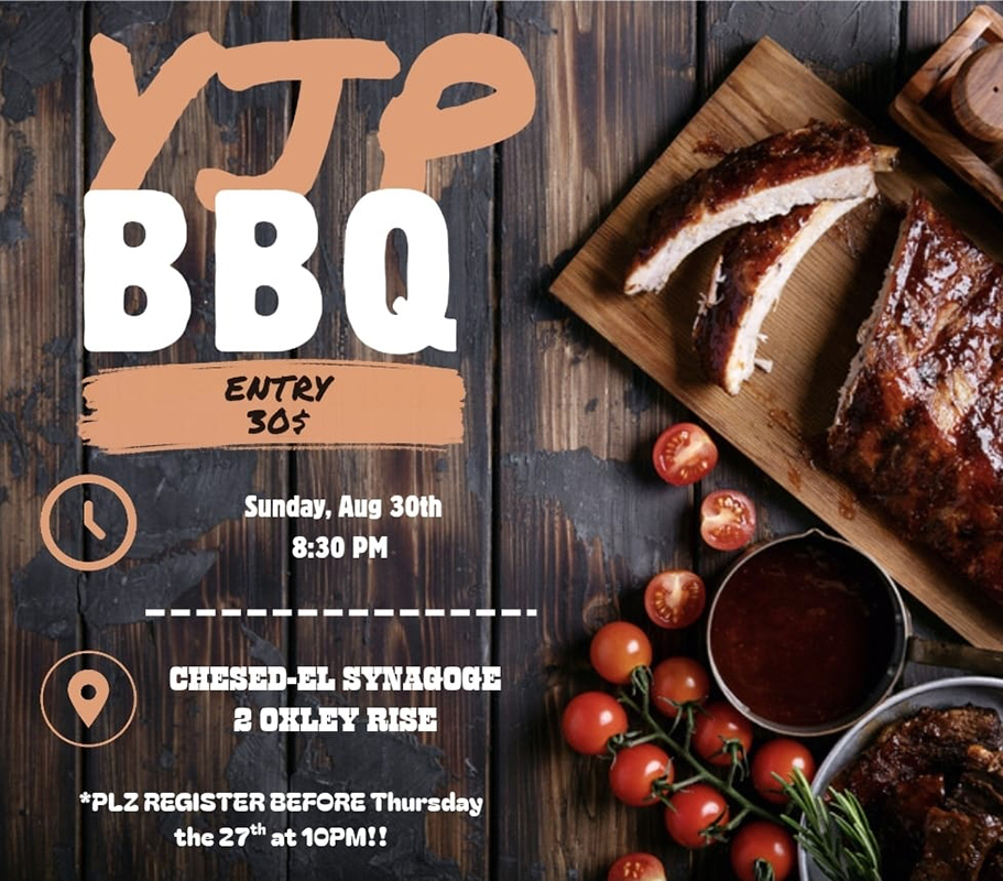 YJP BBQ – 30 August 2026
